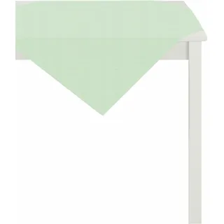 Mitteldecke APELT "3944 UNI BASIC", grün (mint), B:88cm L:88cm, Baumwolle, Tischdecken, Mitteldecke
