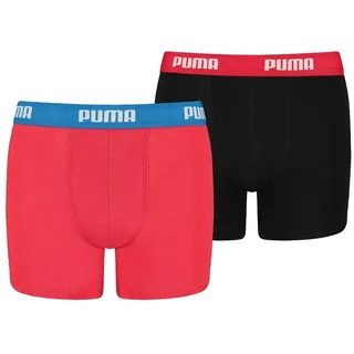 Puma Boxershorts 12 St. Rot/Schwarz 140