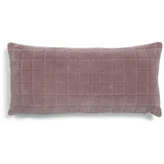 ESSENZA Dekokissen Julia Mauve, 40x90 cm - 100% Baumwollsamt - Uni