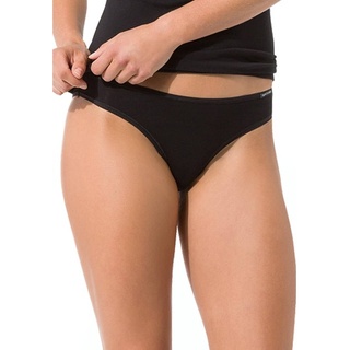 SKINY Damen Rio Slip, Vorteilspack - Bikini Briefs, Cotton Stretch, Basic Schwarz S 4er Pack (2x2P)