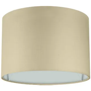 Wogati Lampenschirm Premium Hänge- und Stehlampe beige|goldfarben Ø 40 cm