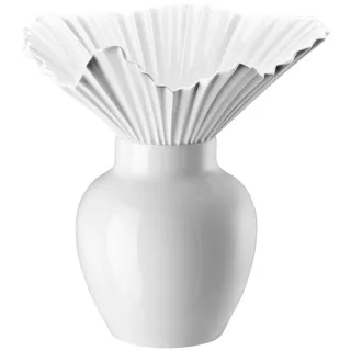 Rosenthal - Falda Vase/Blumenvase - weiß - Porzellan - 27 x 26 cm