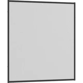 hecht International Fliegengitter mit Aluminiumrahmen 130 x 150 cm Anthrazit