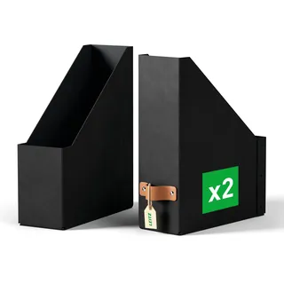 Leitz 2er-Set Stehsammler »Puro« 10/26/31 cm, schwarz, 10x31x26 cm