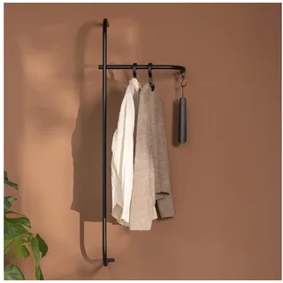 metallbude Wandgarderobe Tamina Schwarz