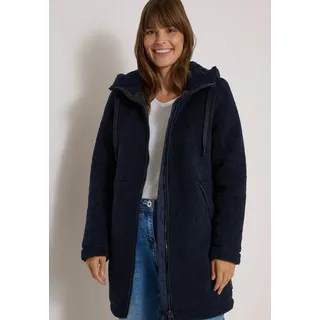 Cecil TOS Teddy Matmix Coat dunkelblau L