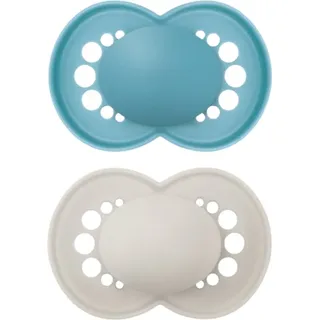 MAM Original 16m+ Schnuller Turquoise/ Grey 2 St.