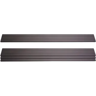 MCW Windschutz 180 x 100 cm Anthrazit WPC 4 St.