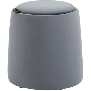 Homcom Sitzhocker 2-in-1 Kunststoff 44 x 47,5 x 44 cm Grau