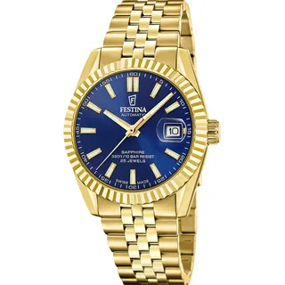 Festina Automatik Herren Automatik F20092/3 - blau,gold - 41mm
