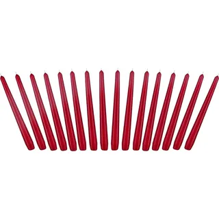 Brubaker Spitzkerzen 24 cm rot 16 St.