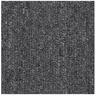 ZENYA Teppich T238RBT00500082, Zenya Core Teppichfliesen 50x50 cm - Selbstliegend, Anthrazit grau