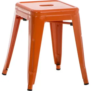 CLP Hocker Armin Metall 40 x 46 x 40 cm Orange