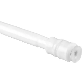 BestLivings Klemmstange 1-läufig Ø 10 mm 25 - 40 cm Weiß