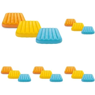 Intex Erwachsene Luftbetten Cozy, Blue/Orange, One Size, 66803NP (Packung mit 5)