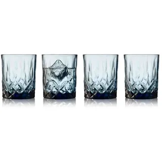 Lyngby Glas Whiskyglas 0,32 Liter in Farbe blau