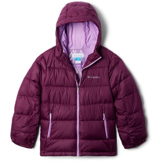 Columbia Unisex Kids Pike Lake II Hooded Puffer Jacket, Marionberry, XL