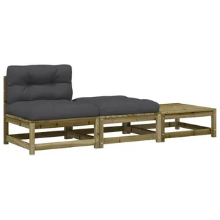 vidaXL Gartensofa Loungesofa Kiefer