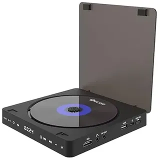 Tosuny HDMI DVD Player für Fernseher, 1080P HD DVD Player für Alle Regionen mit Fernbedienung und HDMI/AV Anschluss, Unterstützt DVDs, USB/TF Karte, Kompatibel mit PAL/NTSC
