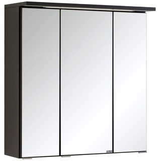 Held-Möbel Spiegelschrank Bologna Grau Graphit 60 cm