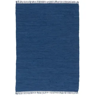 Pergamon Jolly Cotton Designer-Teppich 70 x 140 cm Blau