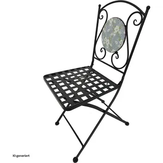 Hti-Living Celia Petunien Gartenstuhl 35 x 37 x 89 cm mehrfarbig 2 St.
