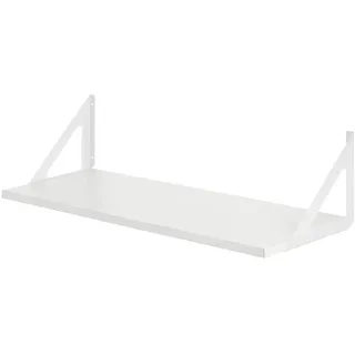 Dolle Wohnregale Wandregal Triangolo 80 x 25 cm Weiß