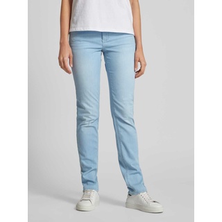 Slim Fit Jeans im 5-Pocket-Design Modell 'Cici', Hellblau, 46/30