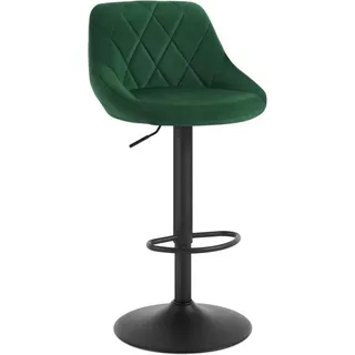 Woltu Barhocker 38 x 106 cm Dunkelgrün
