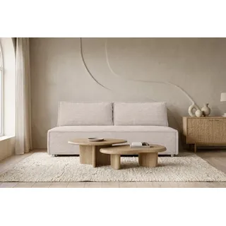 kaiser möbel Schlafcouch Stoff 2-Sitzer Beige