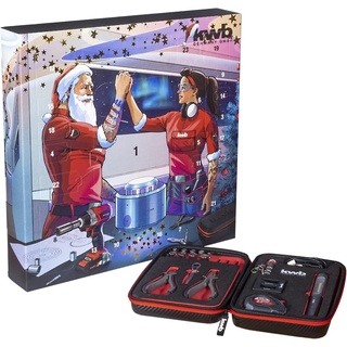 kwb Premium Adventskalender -Weihnachts-Kalender für Mann und Frau, Qualitäts Werkzeug-Set inkl. hochwertiger Tasche