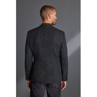 Next Sakko Blazer aus Harris-Tweed mit Fischgrätmuster (1-tlg) grau 110/114 (GB: 44L)