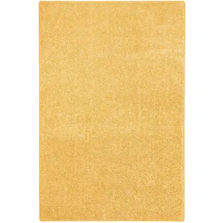 Snapstyle Mona Hochflor Velours Teppich 160 x 200 cm Gelb
