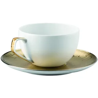 Rosenthal Kaffeeservice TAC Gropius Skin Gold Gedeck 3tlg. Kombi, Porzellan