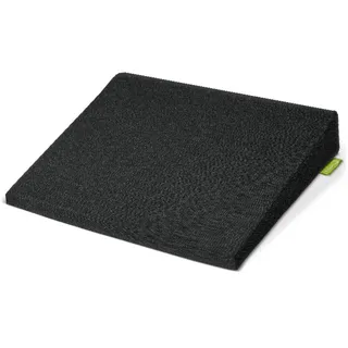 Beautissu Sitzkeilkissen 33 x 7 x 37 cm Schwarz