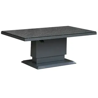 Sunfun Garten-Couchtisch Maja Lift  (L x B x H: 130 x 75 x 74 cm, Anthrazit)