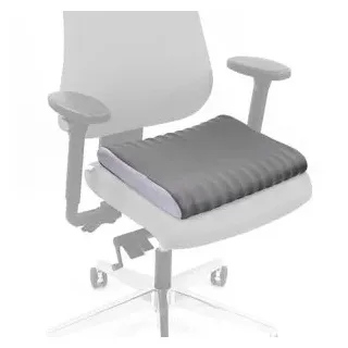 hJh-OFFICE Sitzkissen MEDISIT V, 780021, orthopädisches Kissen für Stuhl, grau