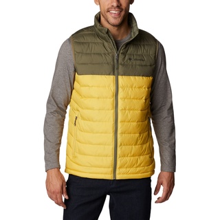 Columbia 195978648368 Steppweste, Golden Nugget, Stone Green, XS