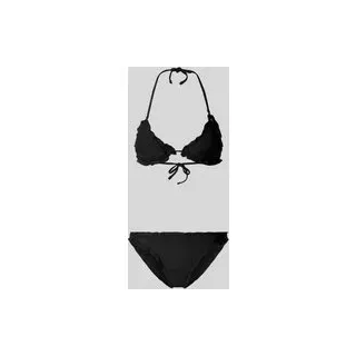 Bikini-Set mit Rüschen Modell 'LYNN', Black, $listsize[$i].replace('"','"')
