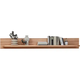 möbelando Wandboard >Nature One< in Kernbuche teilmassiv FSC-Zertifiziert - Hochwertiges und vielseitig einsetzbares Wandregal - 180 x 24 x 22 cm (B/H/T)