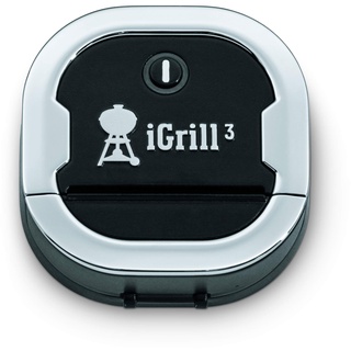Weber iGrill 3 - intelligentes Fleischthermometer mit Bluetooth inkl. Fühler, für Genesis II (und - LX) & Spirit II Serie, Kontrolle Smartphone App, Silber (7205)