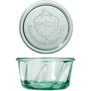 Weck Bäckereiglas 450 ml 6 Stück | Glas mit Deckel | Zum Einmachen von Konserven, Säften, luftdichtes Aufbewahren von trockenen Zutaten