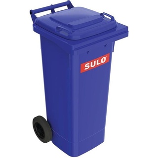 SULO Müllgroßbehälter 80 l HDPE blau fahrbar, nach EN 840, Abfalleimer, Blau