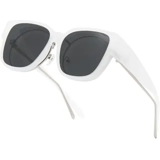 Long Keeper Polarisierte Überzieh Sonnenbrille Damen Herren Große Sonnenbrille Überbrille für Brillenträger Überziehbrille Fit Over Brille mit UV400 Schutz