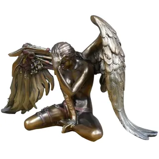 Steampunk Engel Ornament Golden Industrial Home Decor Figur Statue Skulptur