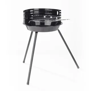 Rundgrill BBQ Grill Holzkohlegrill Standgrill 30 cm Edelstahl Holzkohle LANDMANN