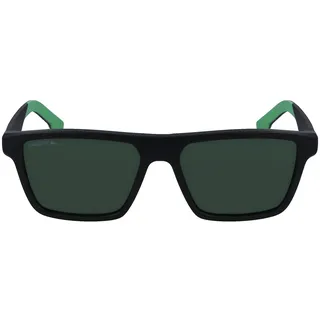 Lacoste Men's Sunglasses L998S - Matte Black/Green with Solid Green Lens - Einheitsgröße