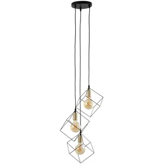 NÄVE Canto 3-flg. 146 cm rund schwarz, gold