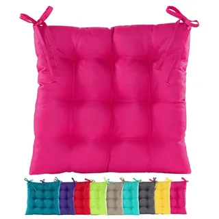 JACK Stuhlkissen JACK Outdoor 38x38cm Sitzkissen Lounge Kissen Sitzkissen Wasserfest, mit Lotus Effekt, robust, strapazierfähig, für Innen & Außen rot