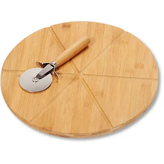 Kesper Pizzateller, Natur, Holz, 2-teilig, Bambus, 1.50 cm, Fsc, Essen & Trinken, Geschirr, Teller, Pizzateller